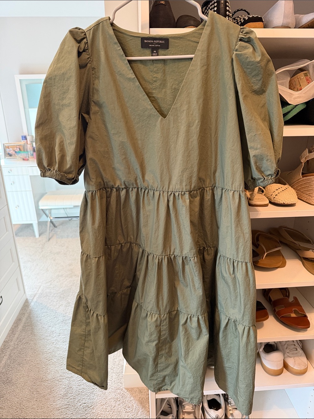 Banana Republic Tiered Mini Dress